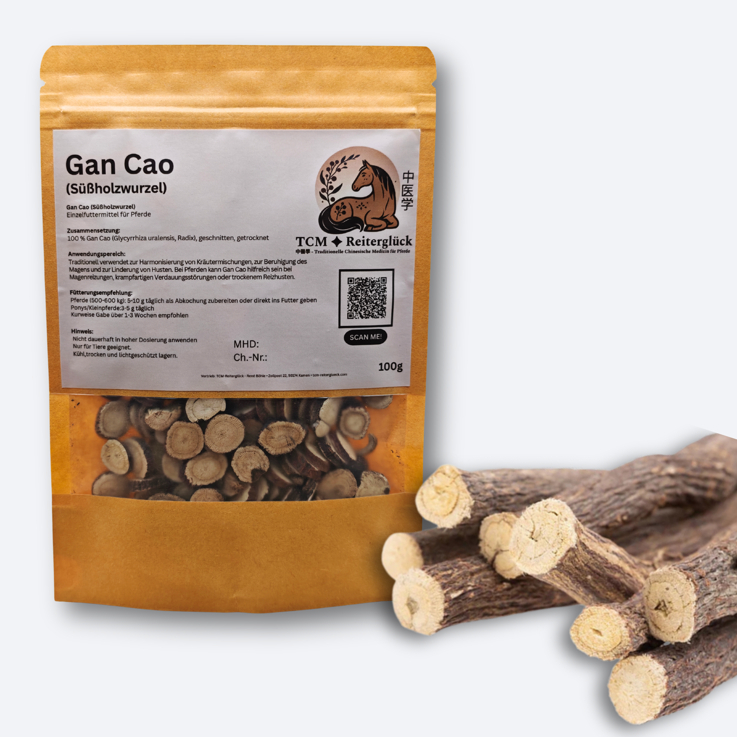 Bei Magenproblemen - Gan Cao (Süßholzwurzel)